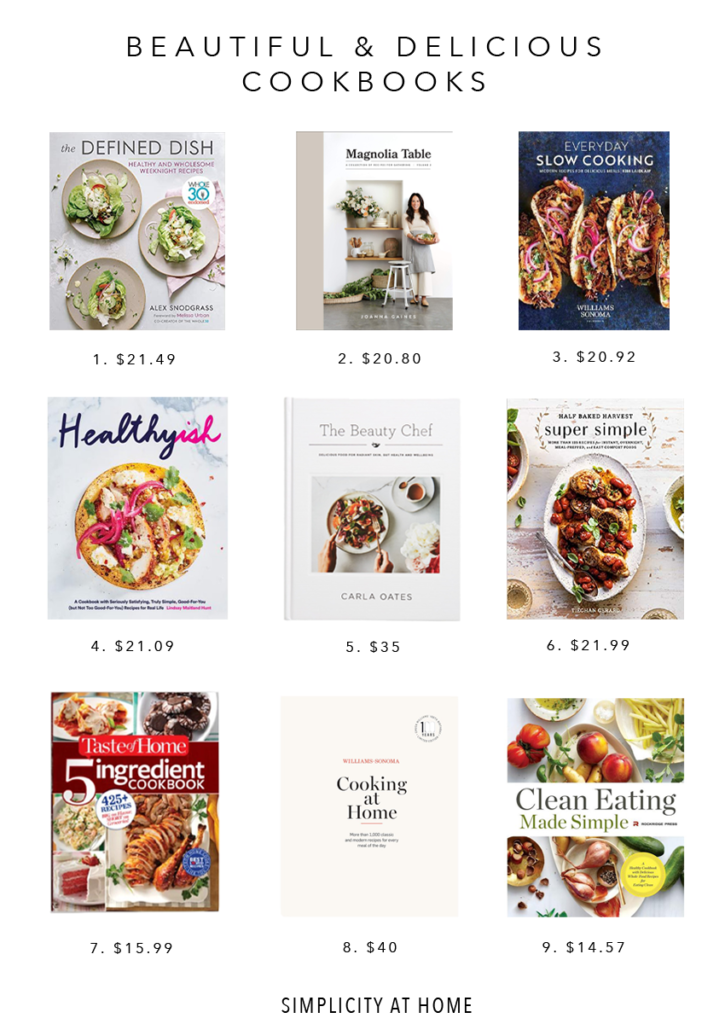 Beautiful and delicious cookbooks for fun, healthy eating.